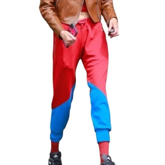 Aviator Nation Glider Joggers Colorblock Cherry 
Dresden Blue - Picture 1 of 15